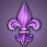 Purple Fleur-de-lis