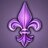 Purple Fleur-de-lis